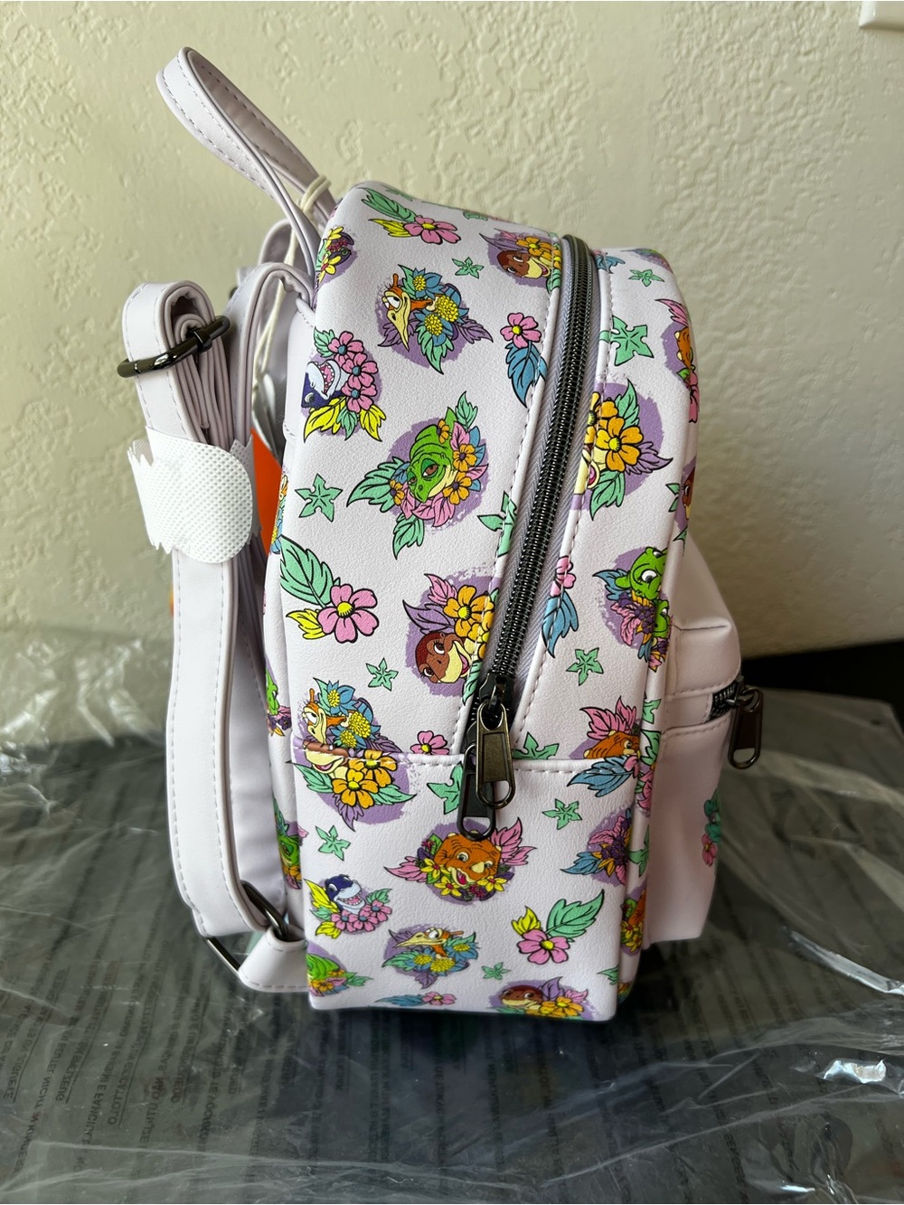 *RARE* Loungefly The Land Before Time Dinosaurs Floral Mini Backpack - NWT - Picture 3 of 5
